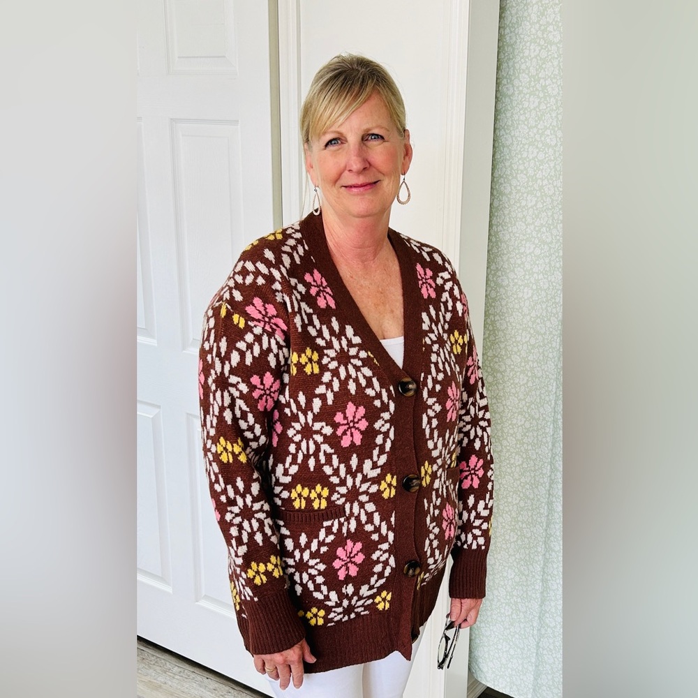 Vintage Floral Cardigan